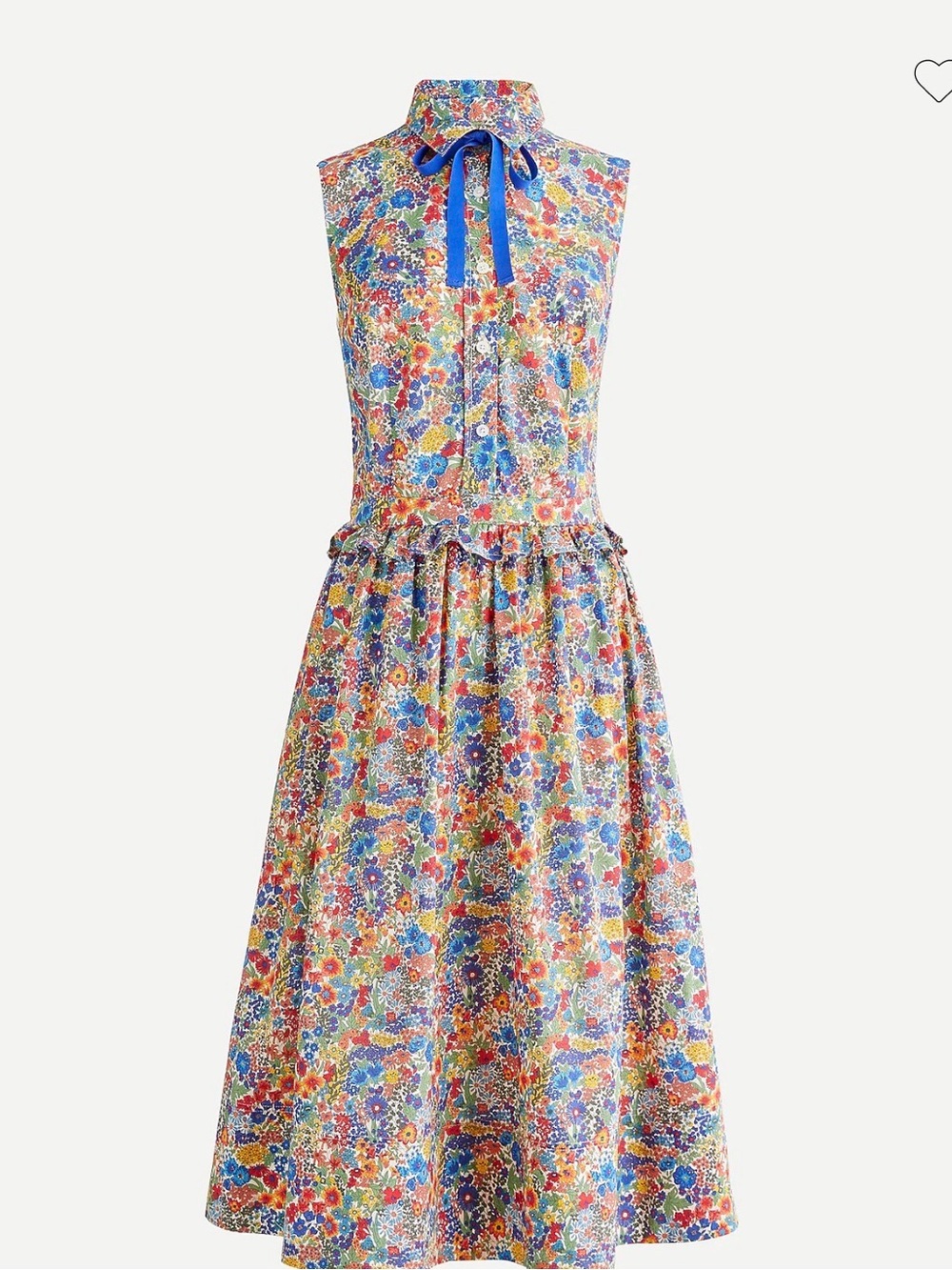 J. Crew X Liberty London Shirt Dress  Liberty Margaret Annie Print Ditsy Floral